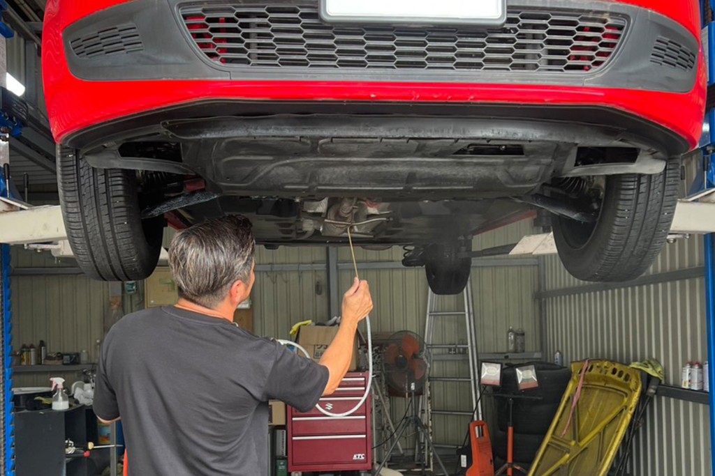 アンダーコート施工