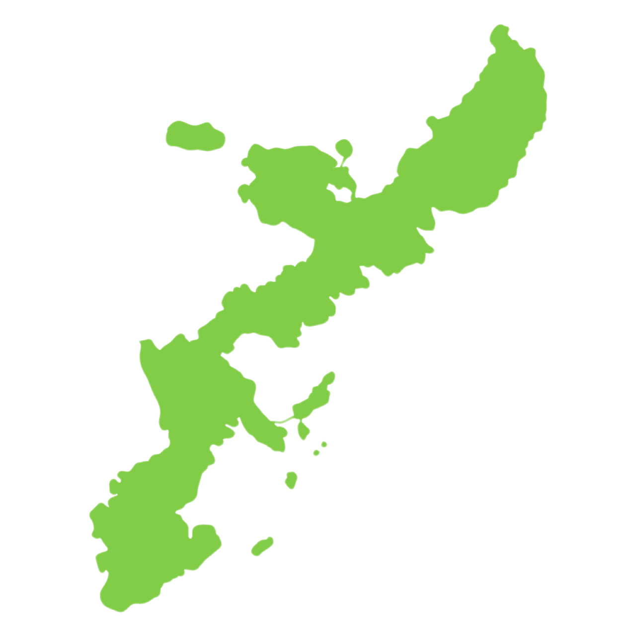 沖縄県 対応エリアマップ